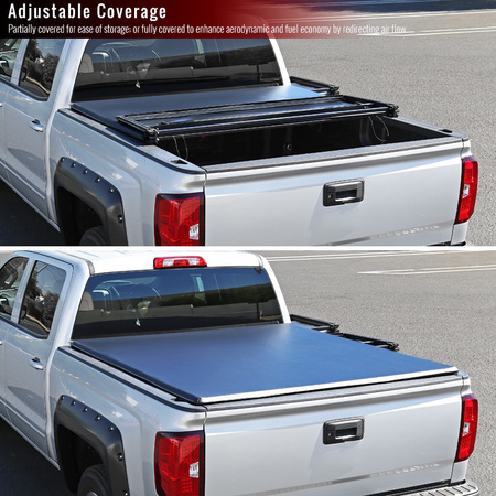 Spec-D Tuning 02-18 Dodge Ram 8 Bed Trifold Cover- Long Bed, TC3-RAM09-8-MP TC3-RAM09-8-MP